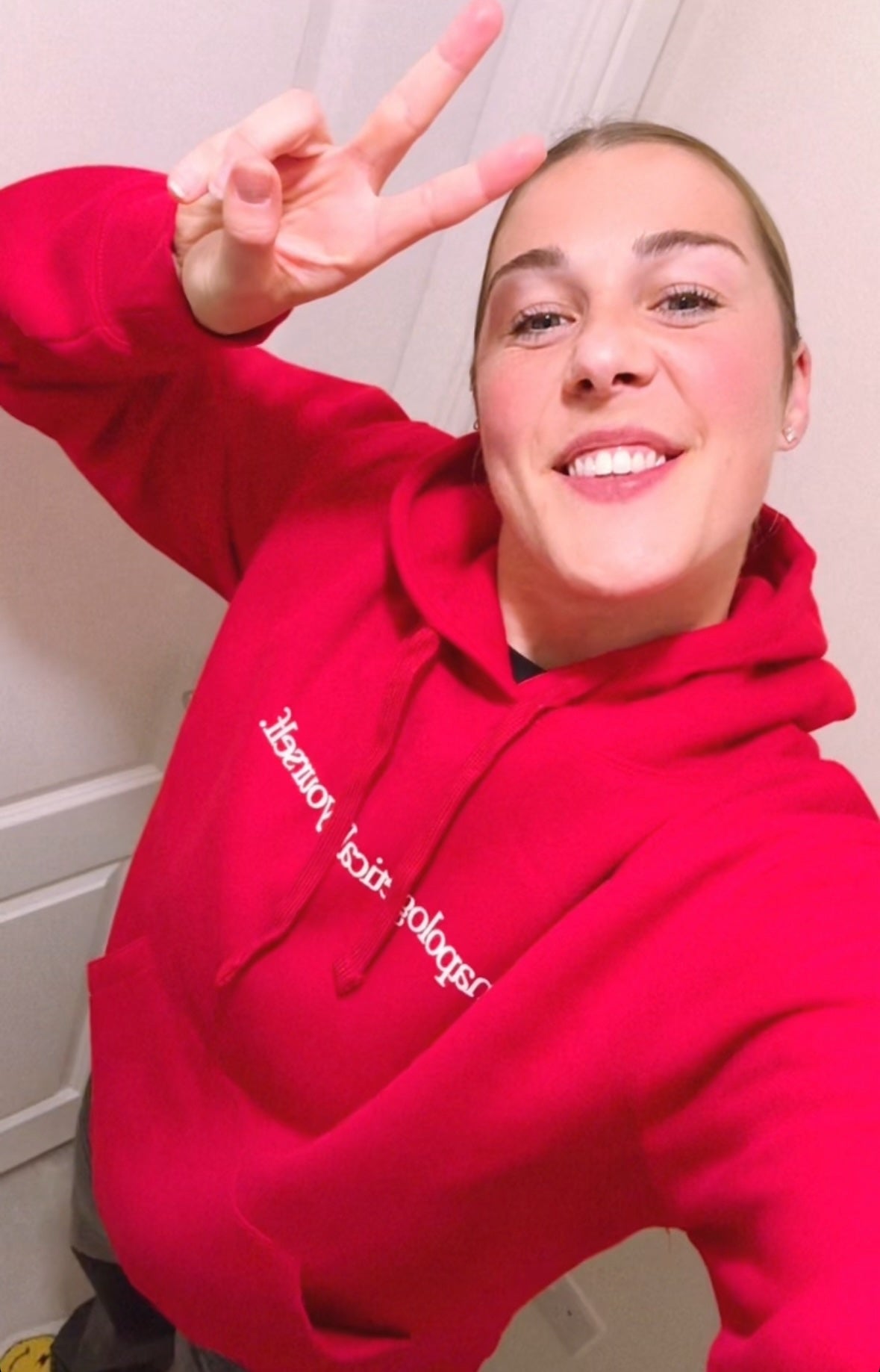 chilli red // be unapologetically yourself. // ADULTS HOODY