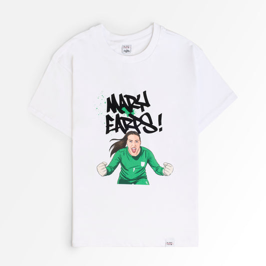 MAE27xMurWalls // Mary Earps graphic