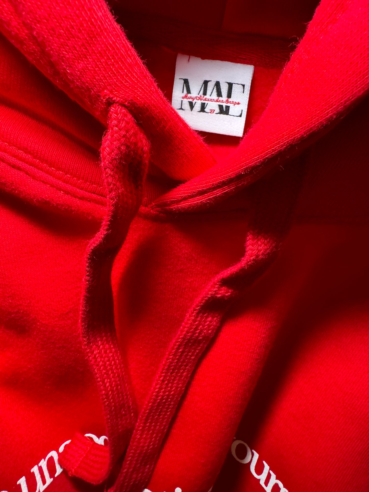 chilli red // be unapologetically yourself. // ADULTS HOODY