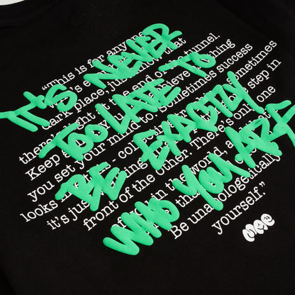 MAE27xMurWalls // be unapologetically yourself. puff print