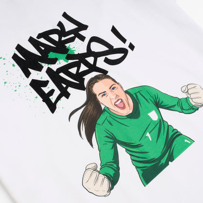 MAE27xMurWalls // Mary Earps graphic