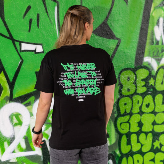 MAE27xMurWalls // be unapologetically yourself. puff print