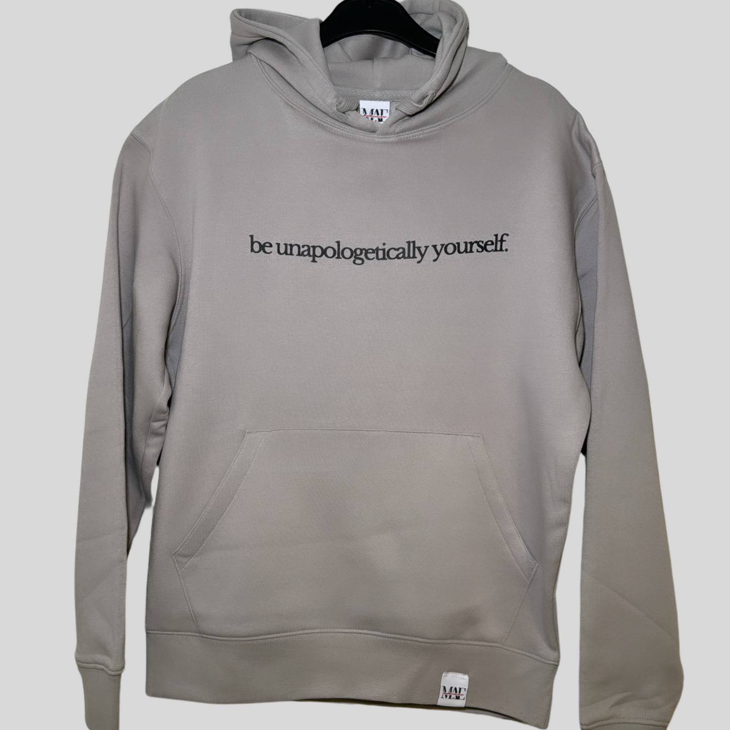 cloud grey // be unapologetically yourself. // ADULTS HOODY